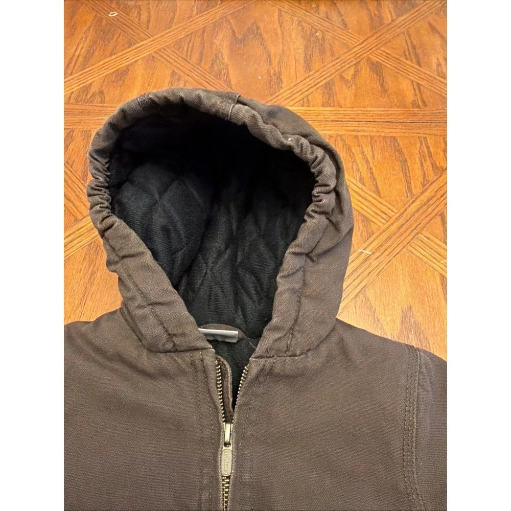 Carhartt Brown Jacket with Hood Size 12 months